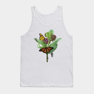 Monarch Lifecycle Egg Caterpillar Chrysalis Butterfly Tank Top